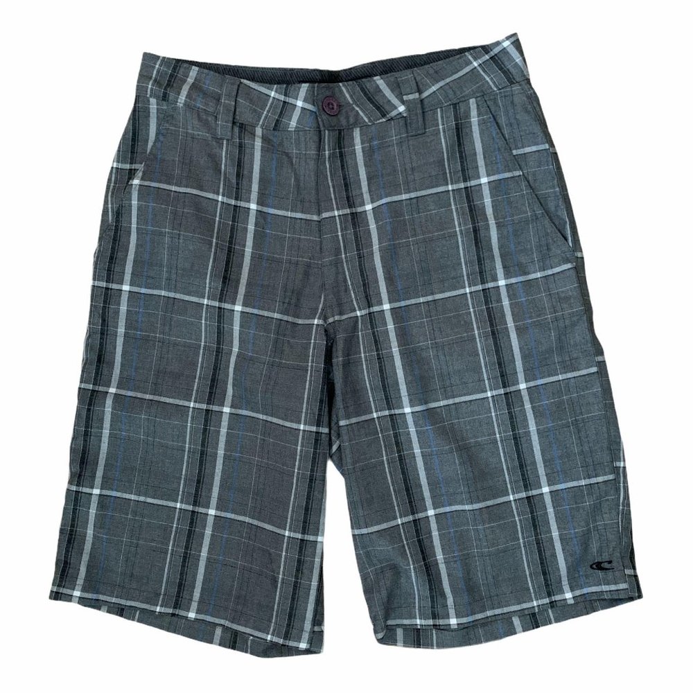 O'Neill Triumph Plaid Long Shorts NWOT Size 30